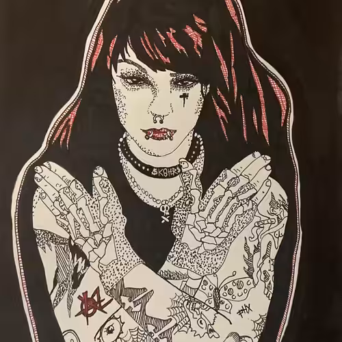 Ink #2 Roller Girl