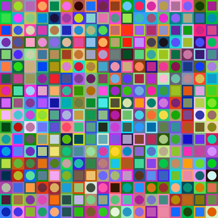 Square Dot Composition #244