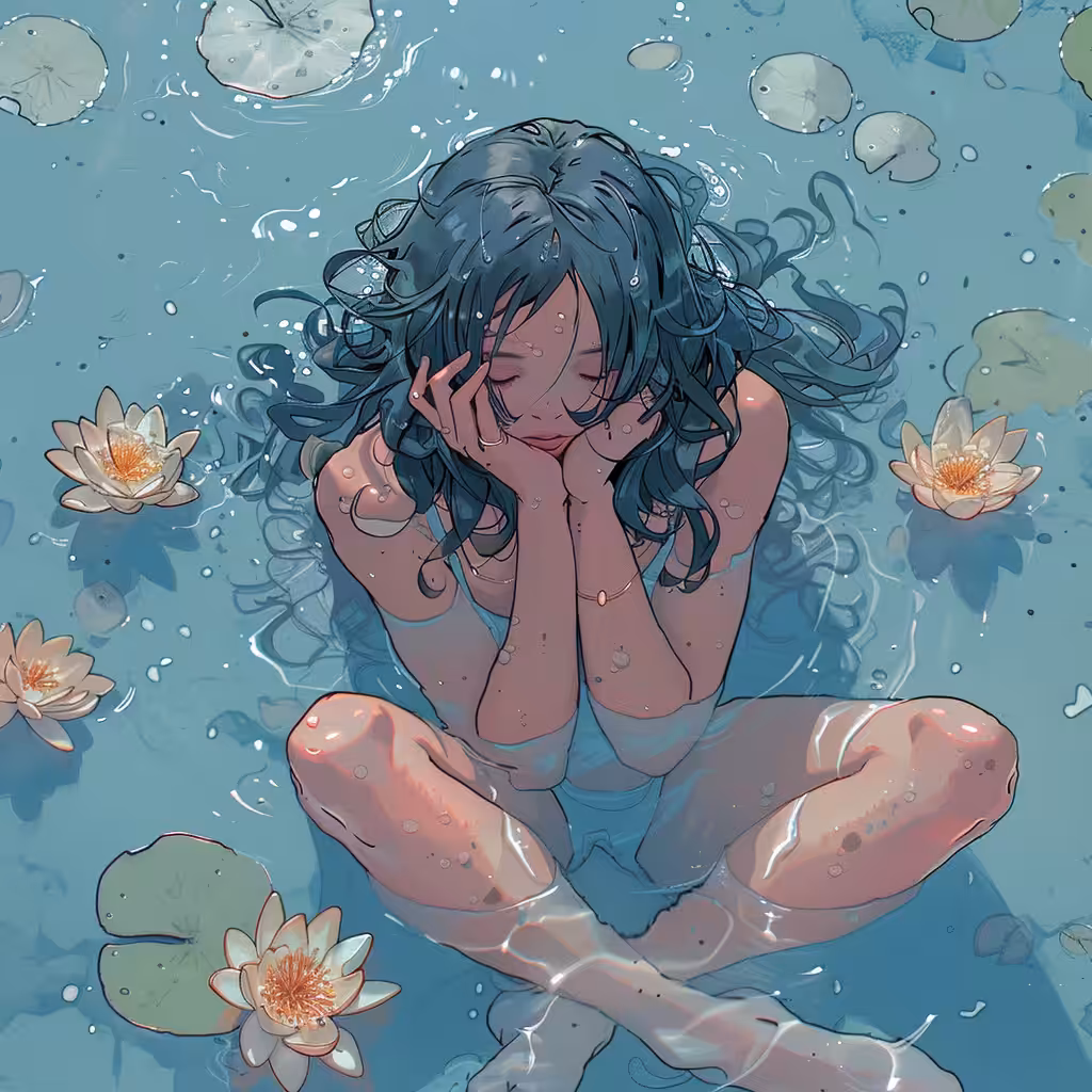 The Secret in the Cup  : Reflections in the Lily Pond