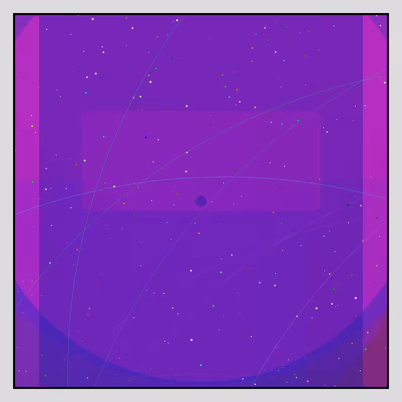 Color Field Starry B #12