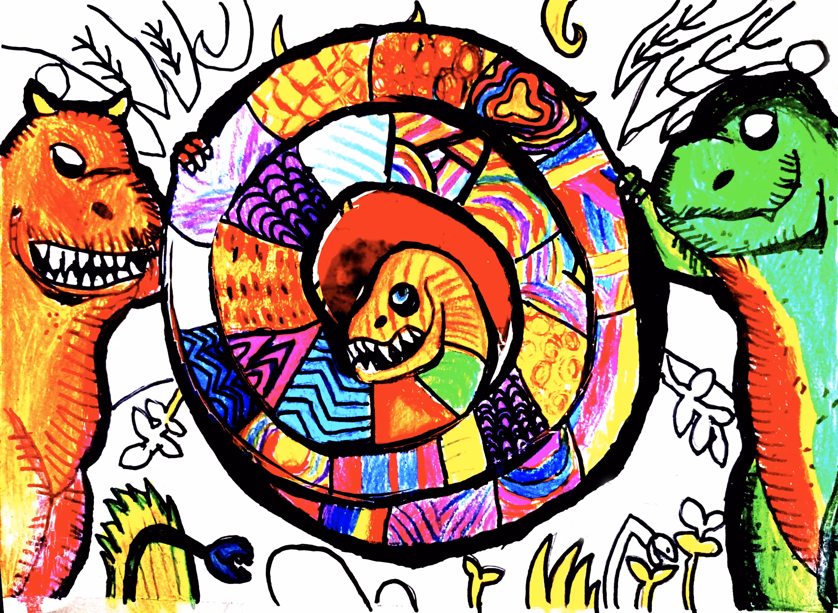 the colorful of friendship