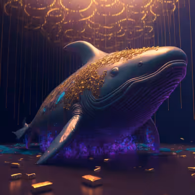 Gold Money Whale
