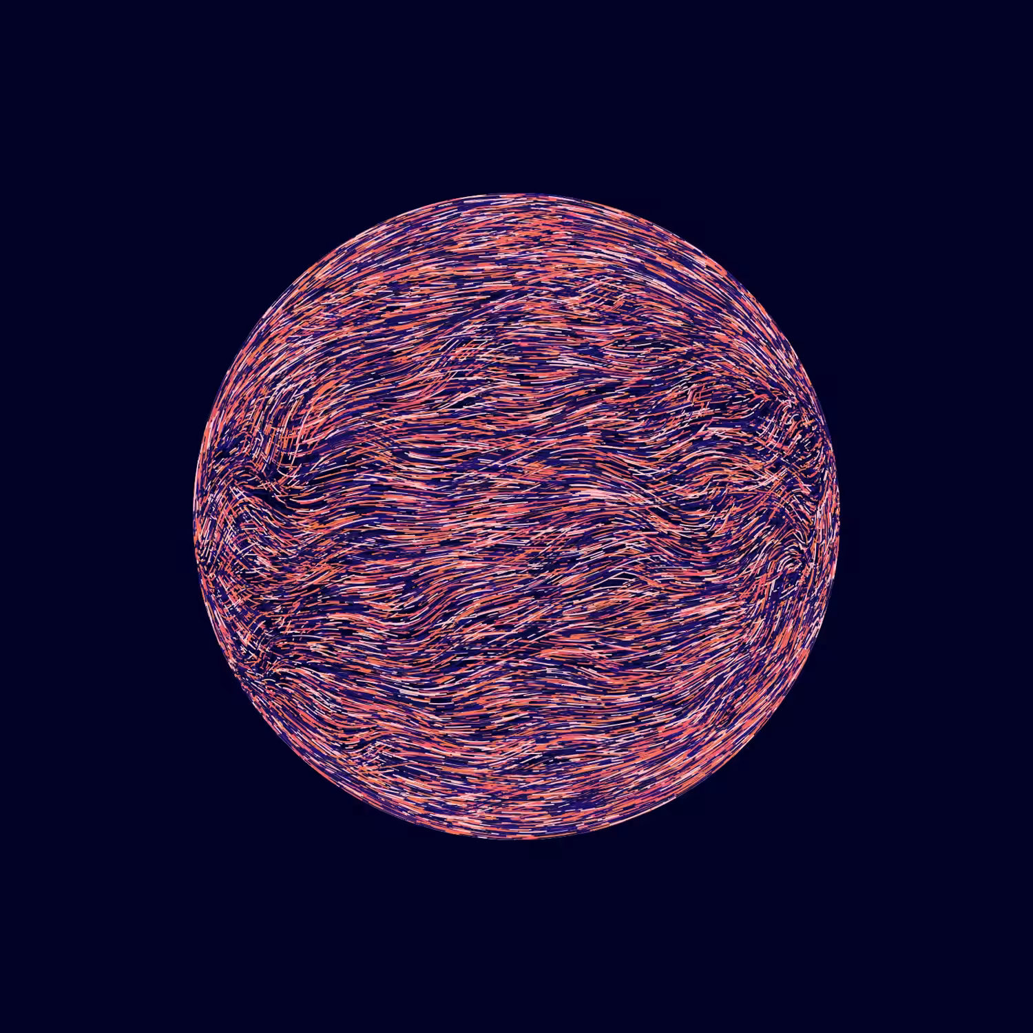 Many lines on a sphere
