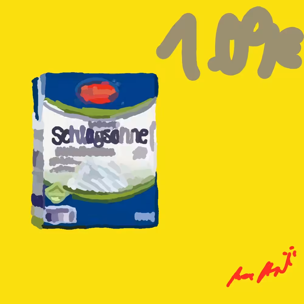 Milbona Schlagsahne, 200g