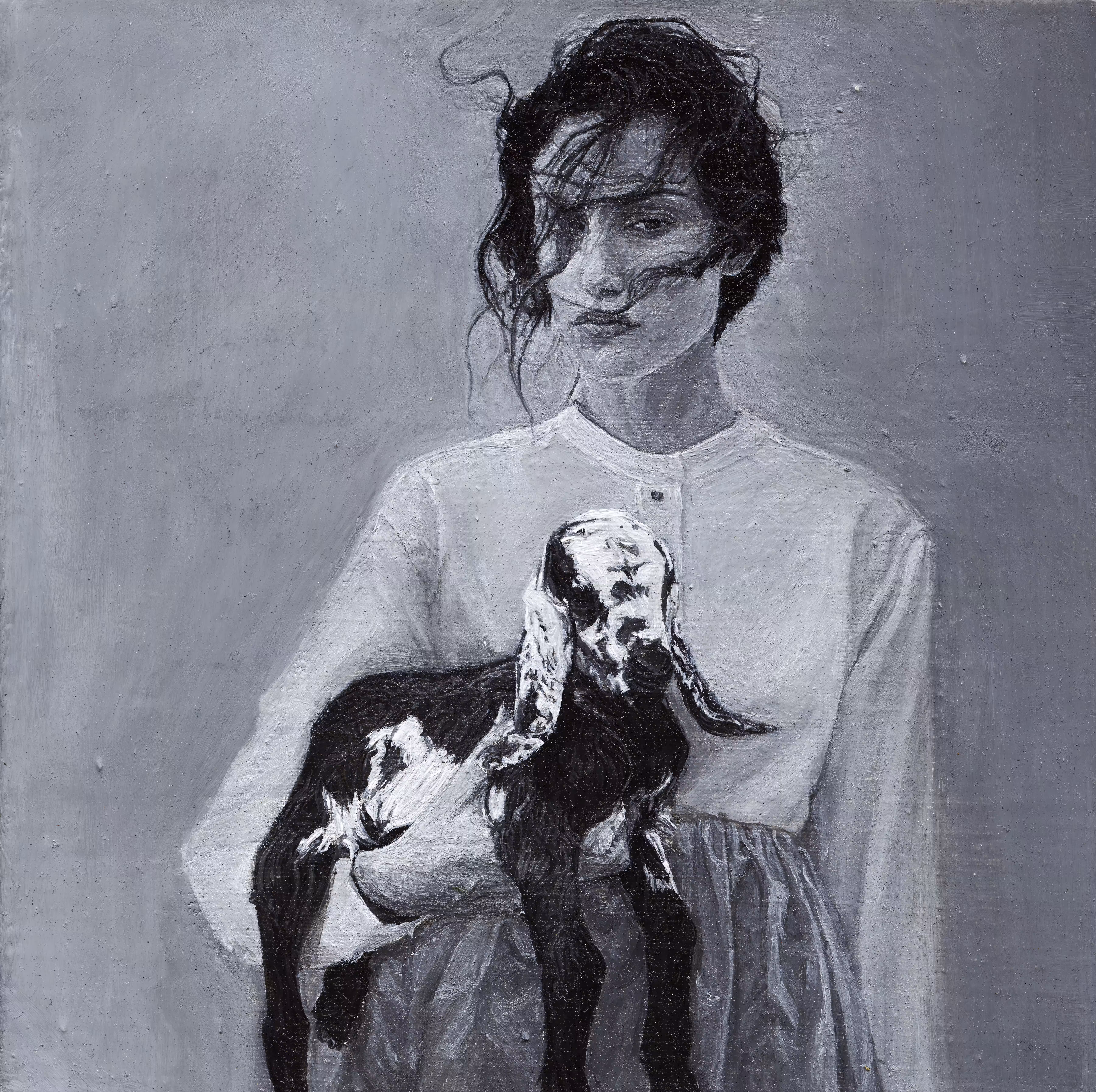 A Girl With A Sheep