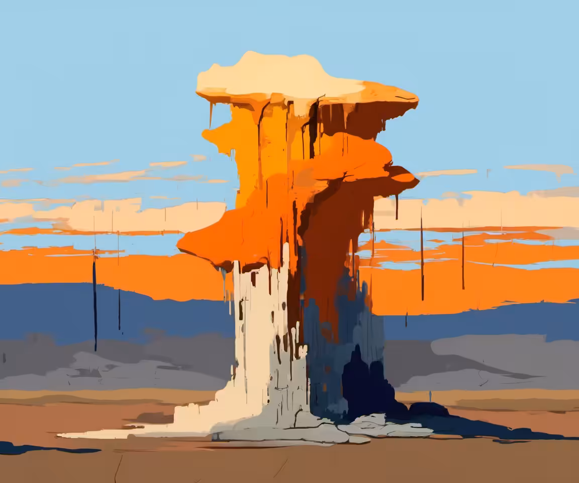 Painted Slabs #9