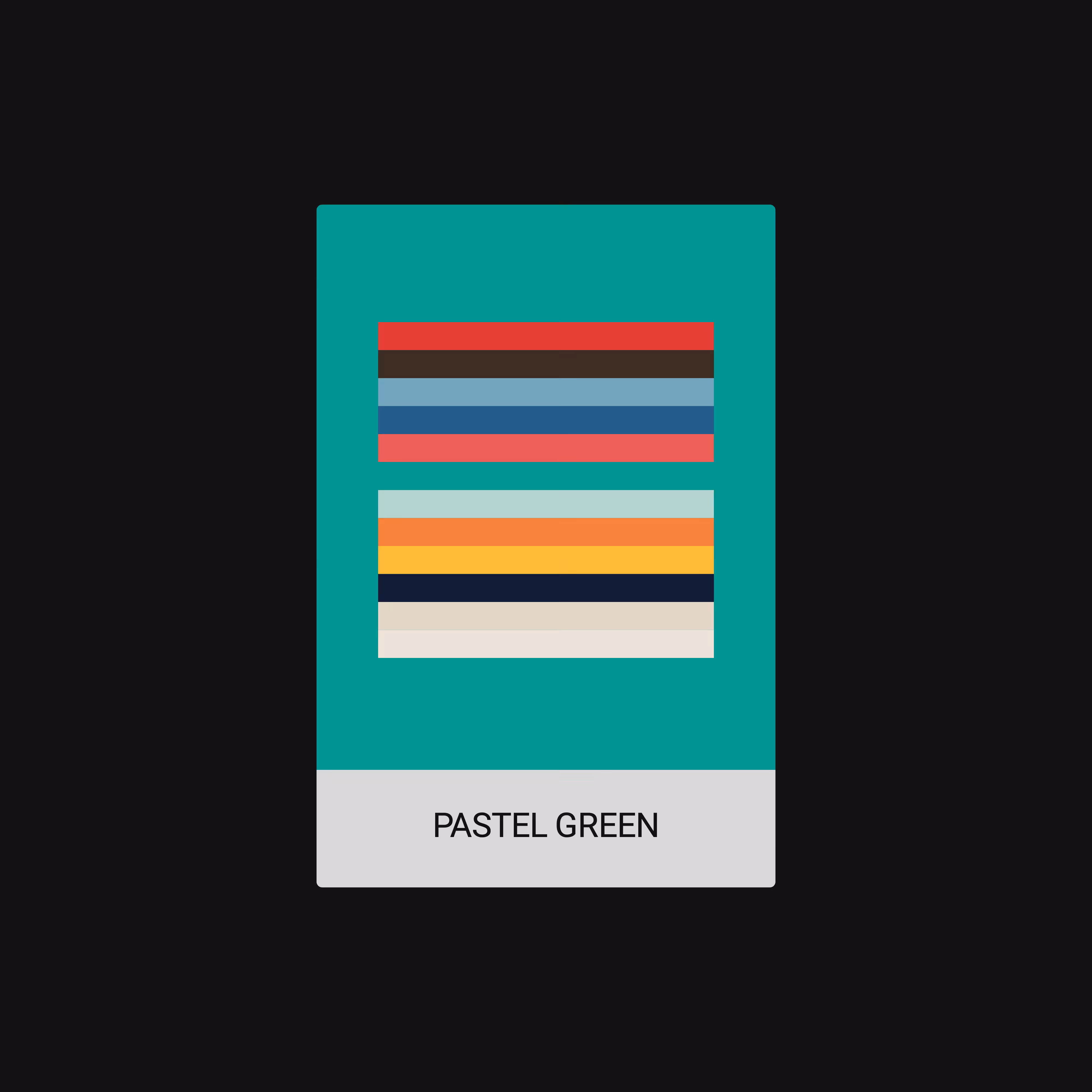 PASTEL GREEN (COLOR) [ART CARDZ]