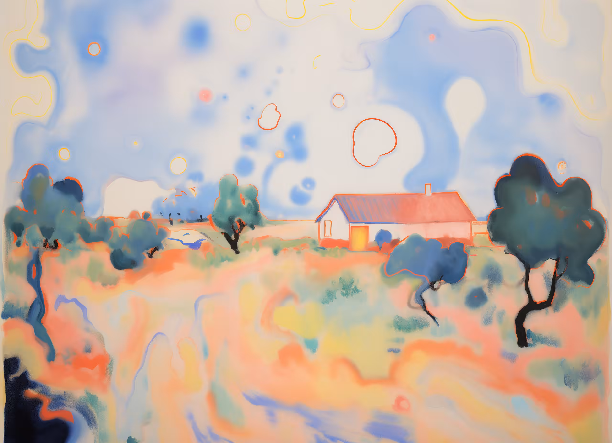 A Surrealistic Vision of the Countryside