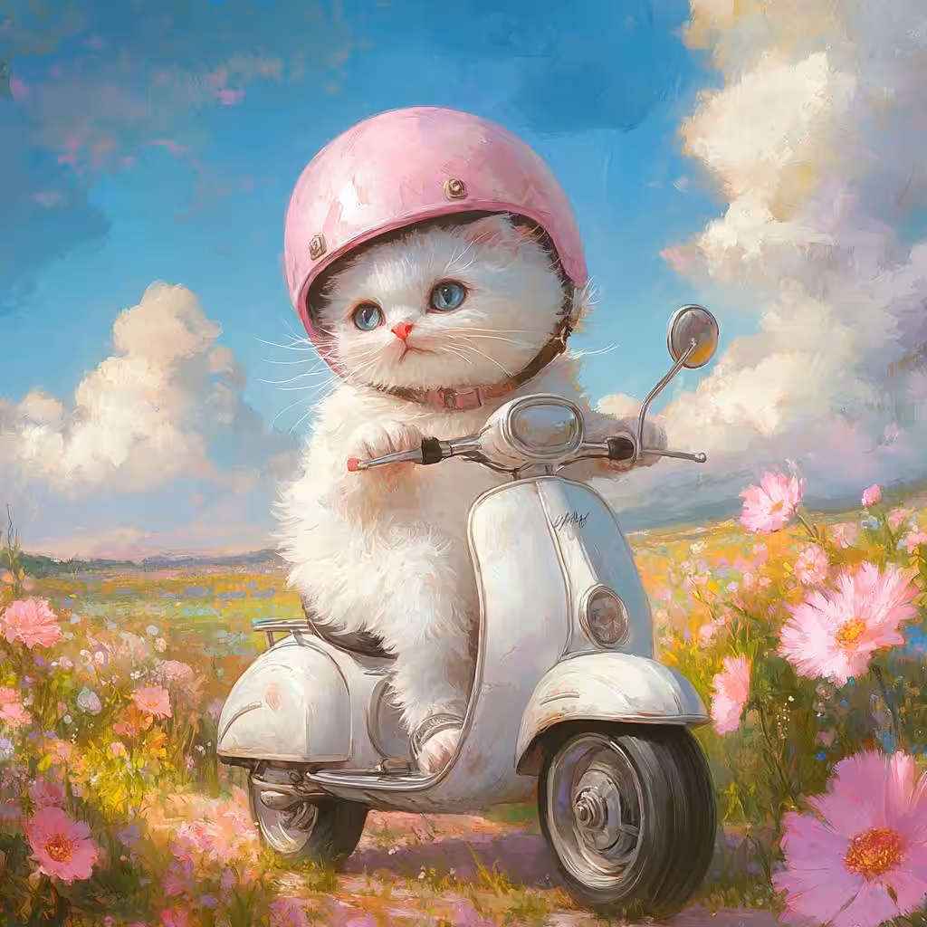 The cat is grateful to you