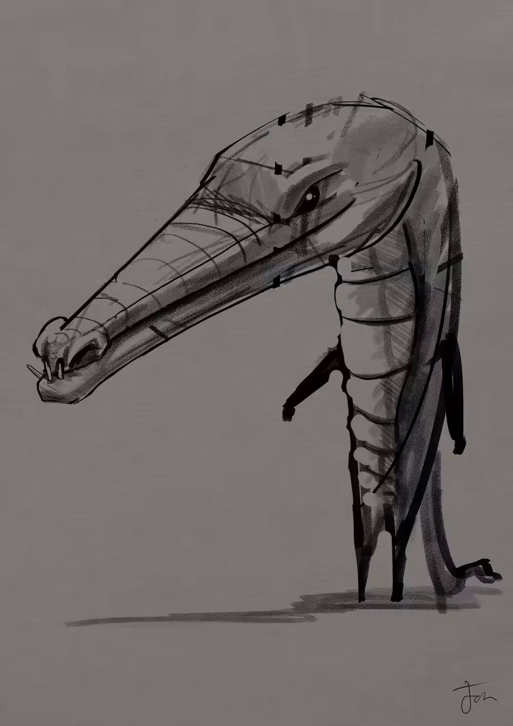 Croc Character Sketch