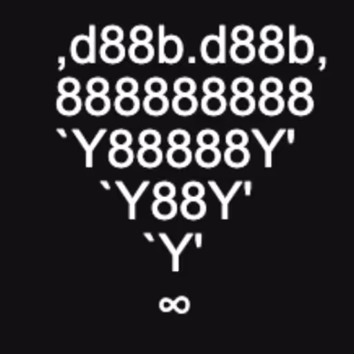   ,d88b.d88b,
  8888...