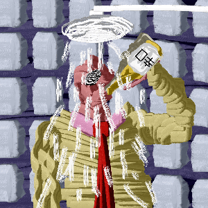 Venturous Electronic Nonsense Topic Art: Shower Beer