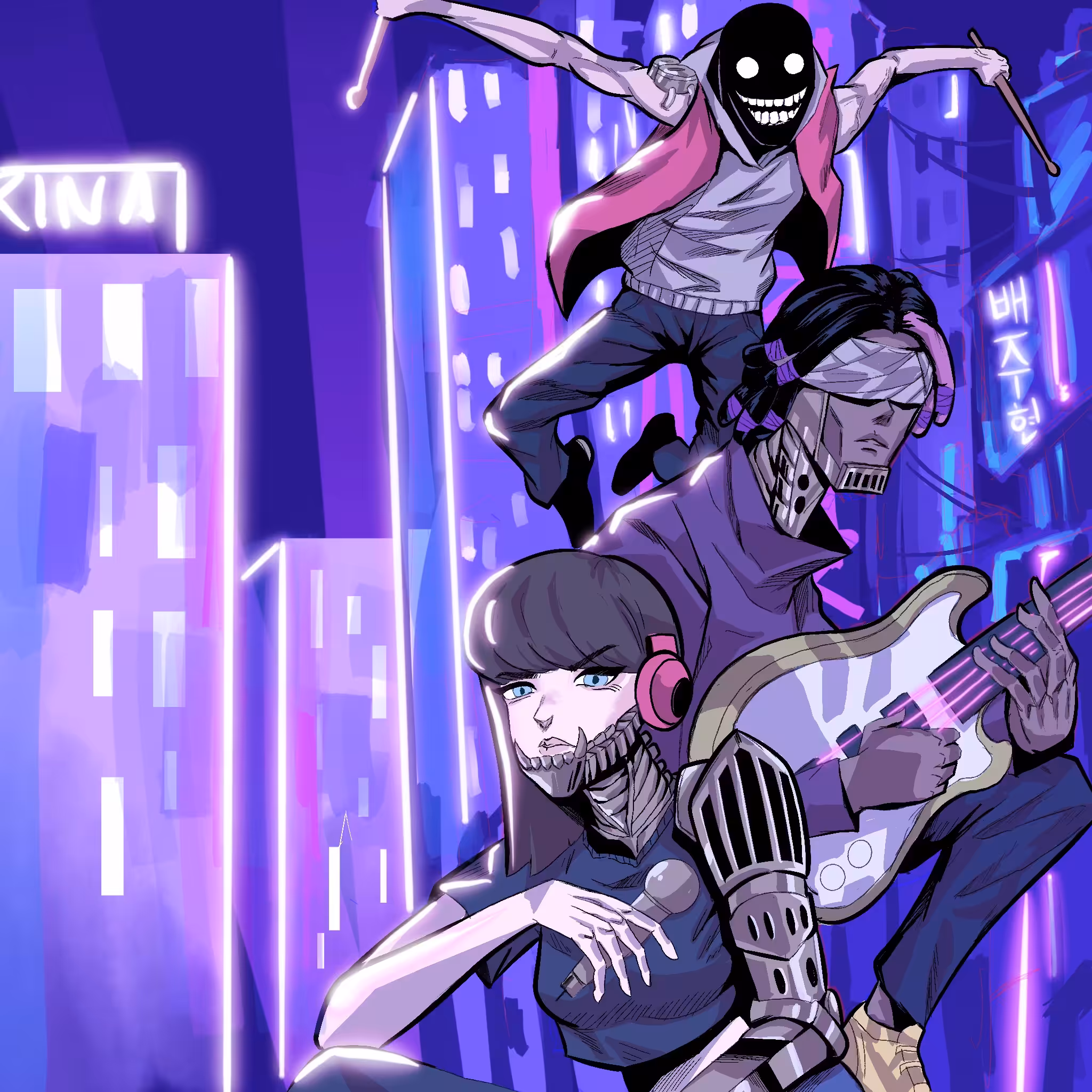 Cyberpunk Downtown