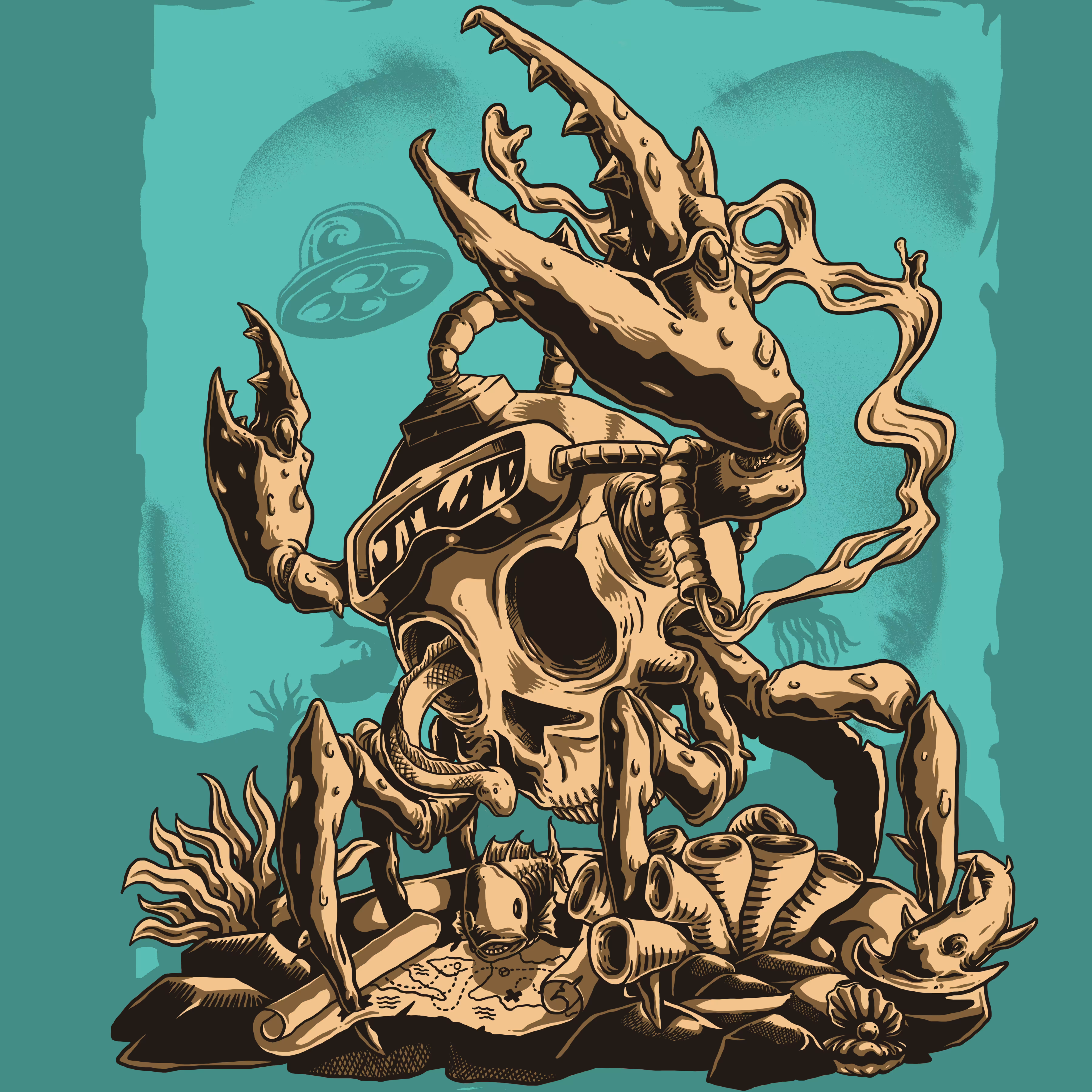 Deep Sea Skull