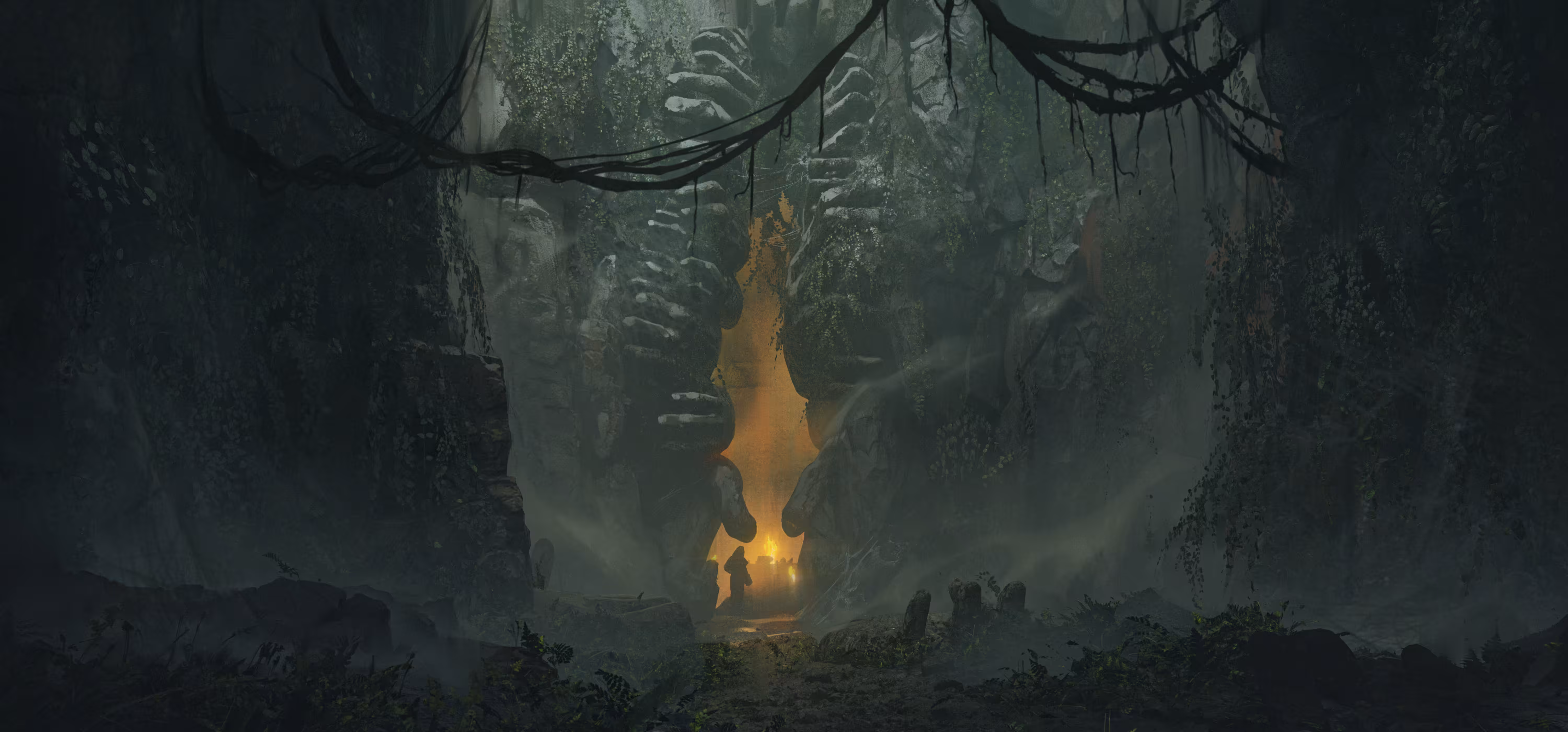 Entrance of the "tickle temple"  