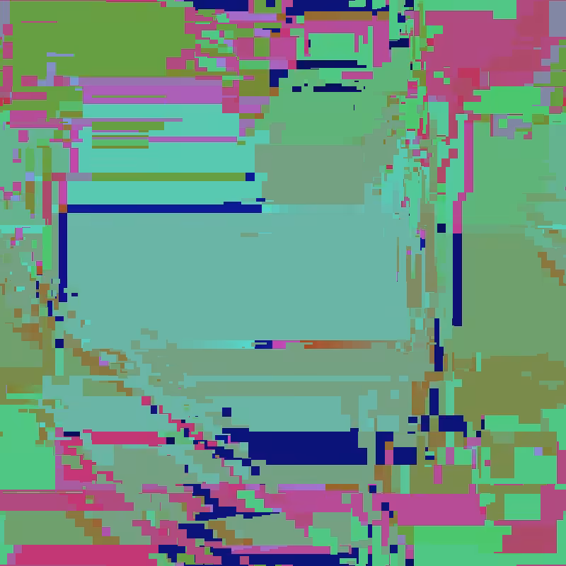 Cascade automata, pixel nature #27