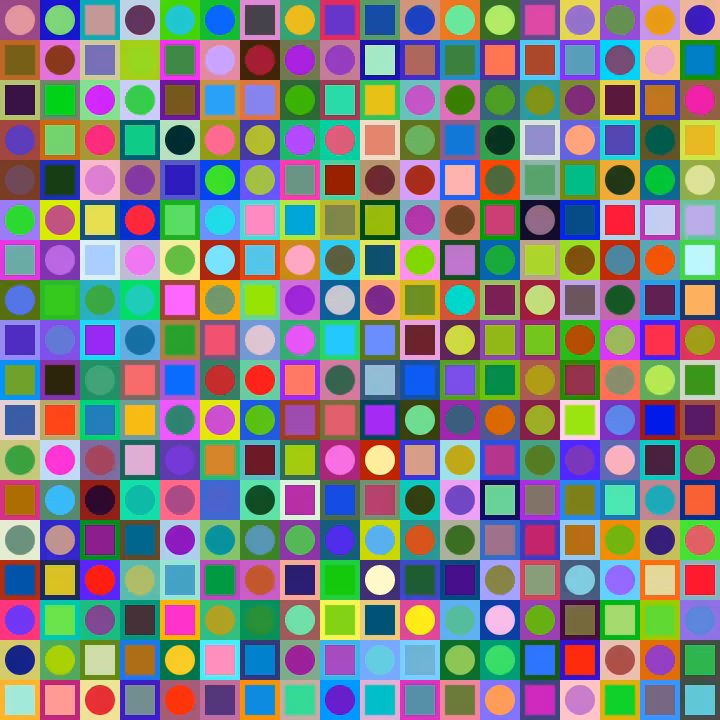 Square Dot Composition #241