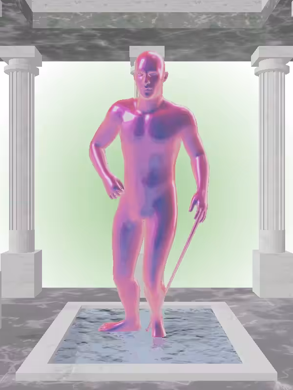 HeavenComputer: The Injured Magnetic Magenta Man #7000