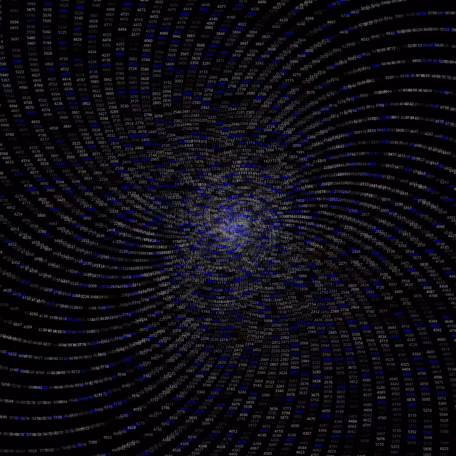 Polar Plot of Numbers #228