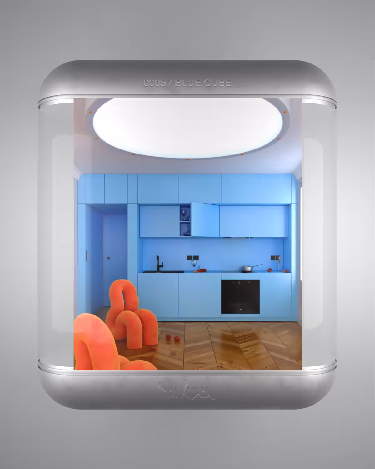 Architoy 0005 - Blue Cube