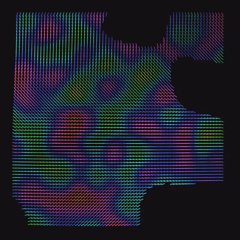 Wind map #13