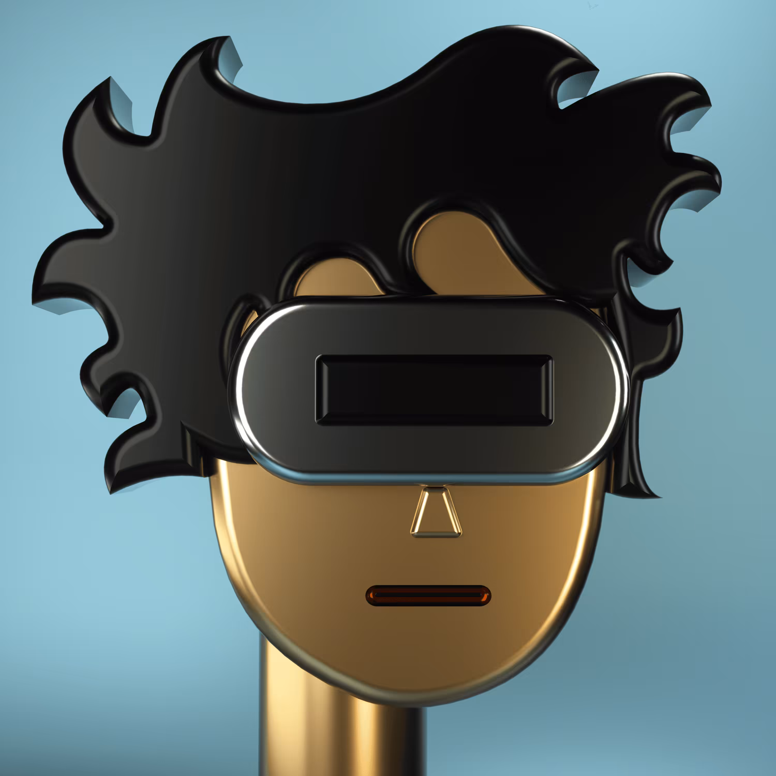 3D Chrome Punk #0615