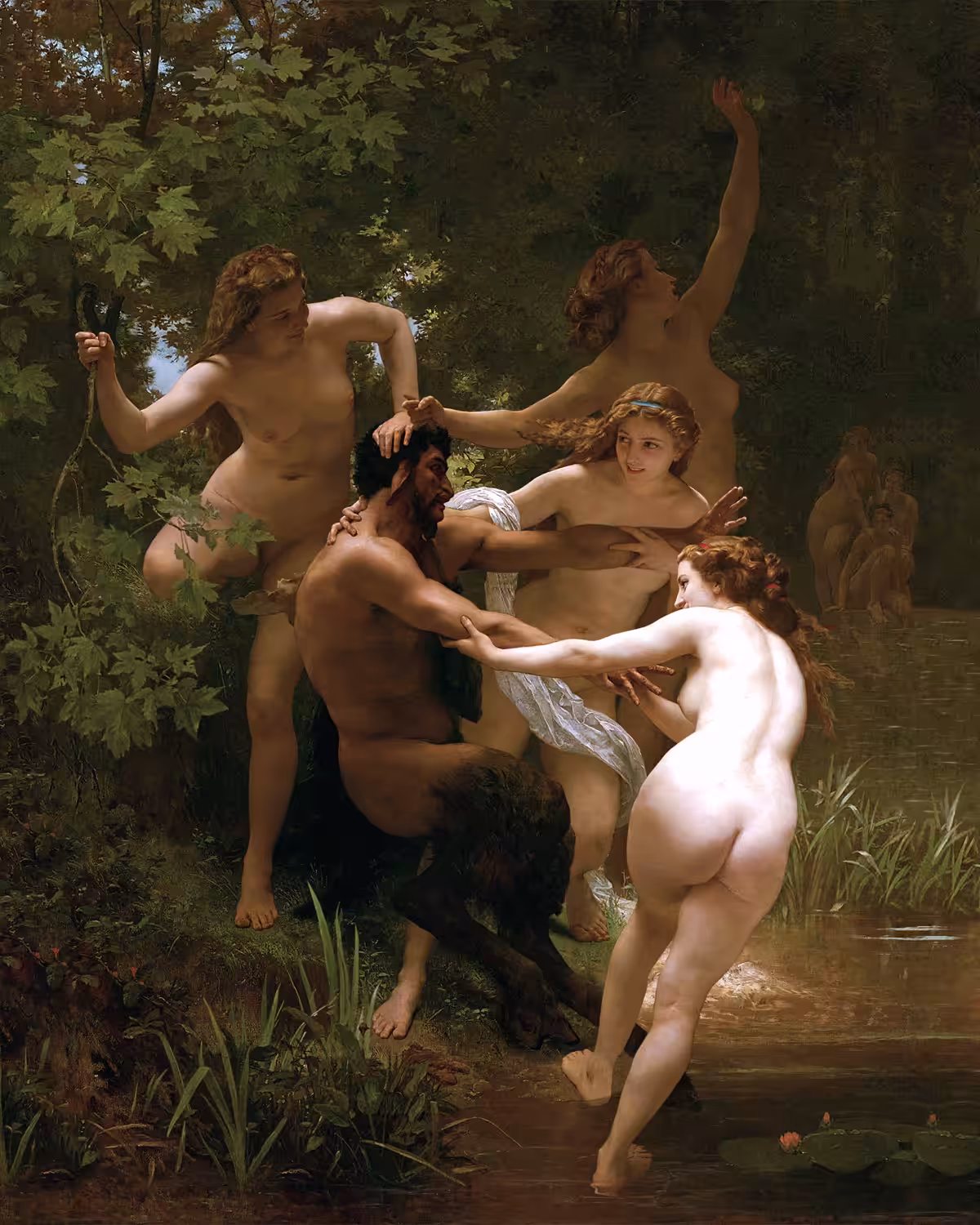 Nymphs and Satyr 