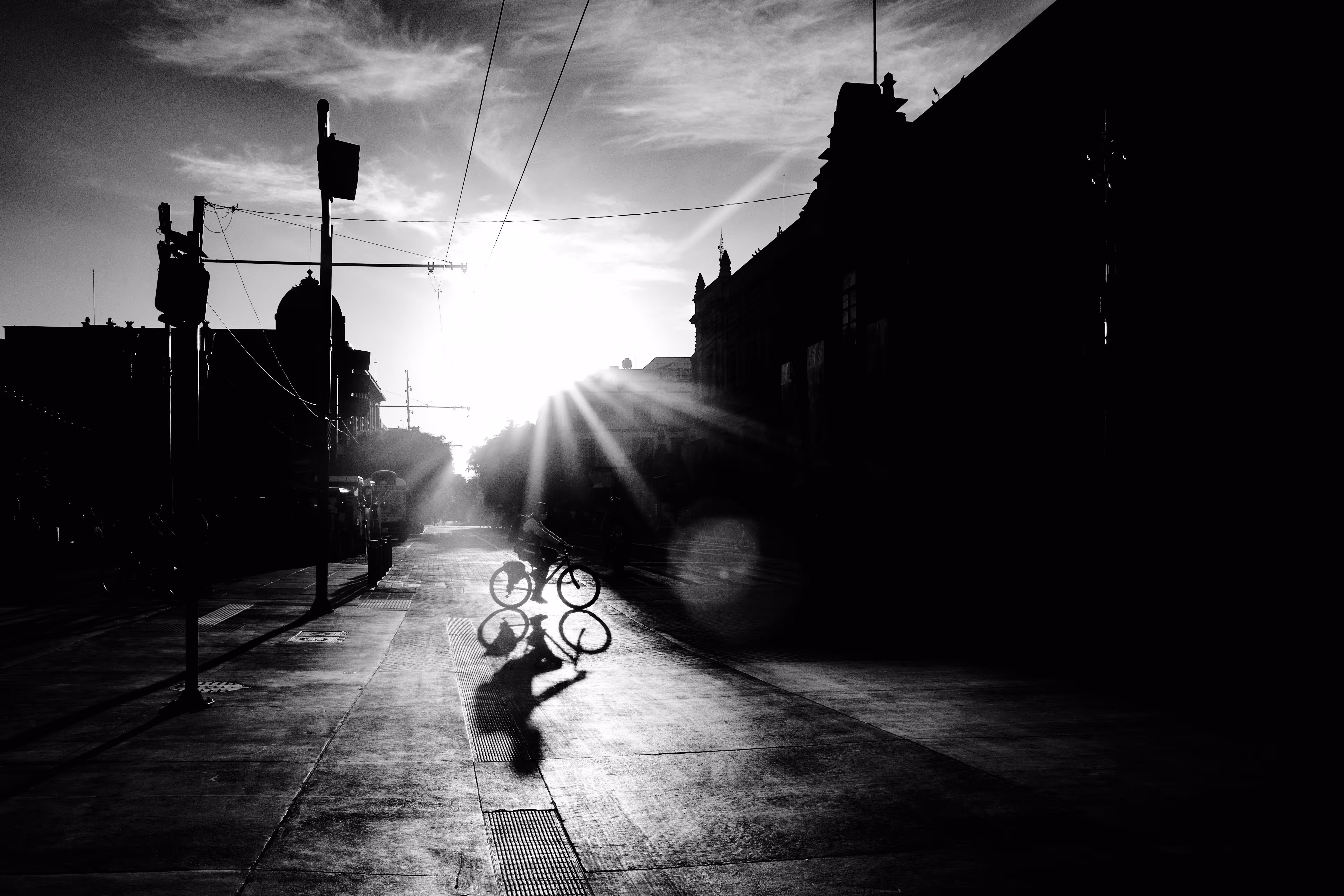Ridding against the sun