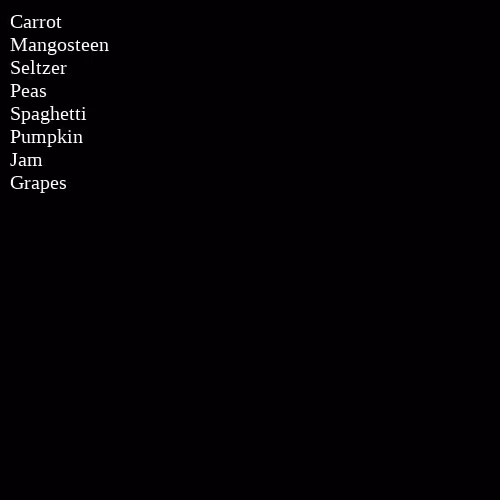 Grocery List #21