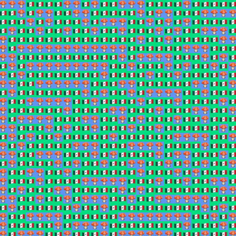 Elementary Cellular Emoji Automata #140