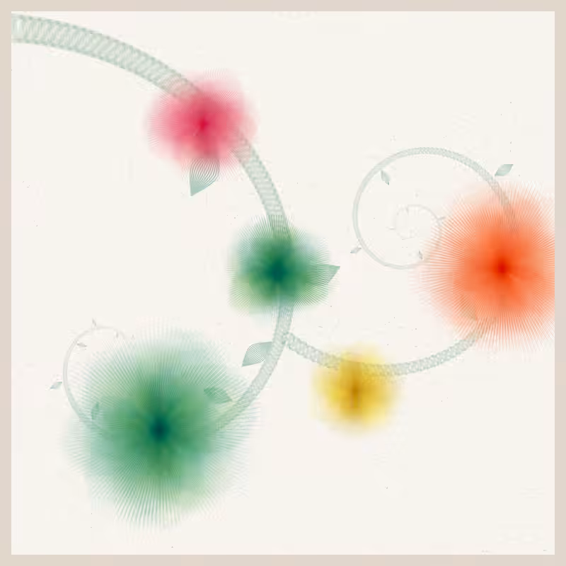 Fairy flower pattern #172