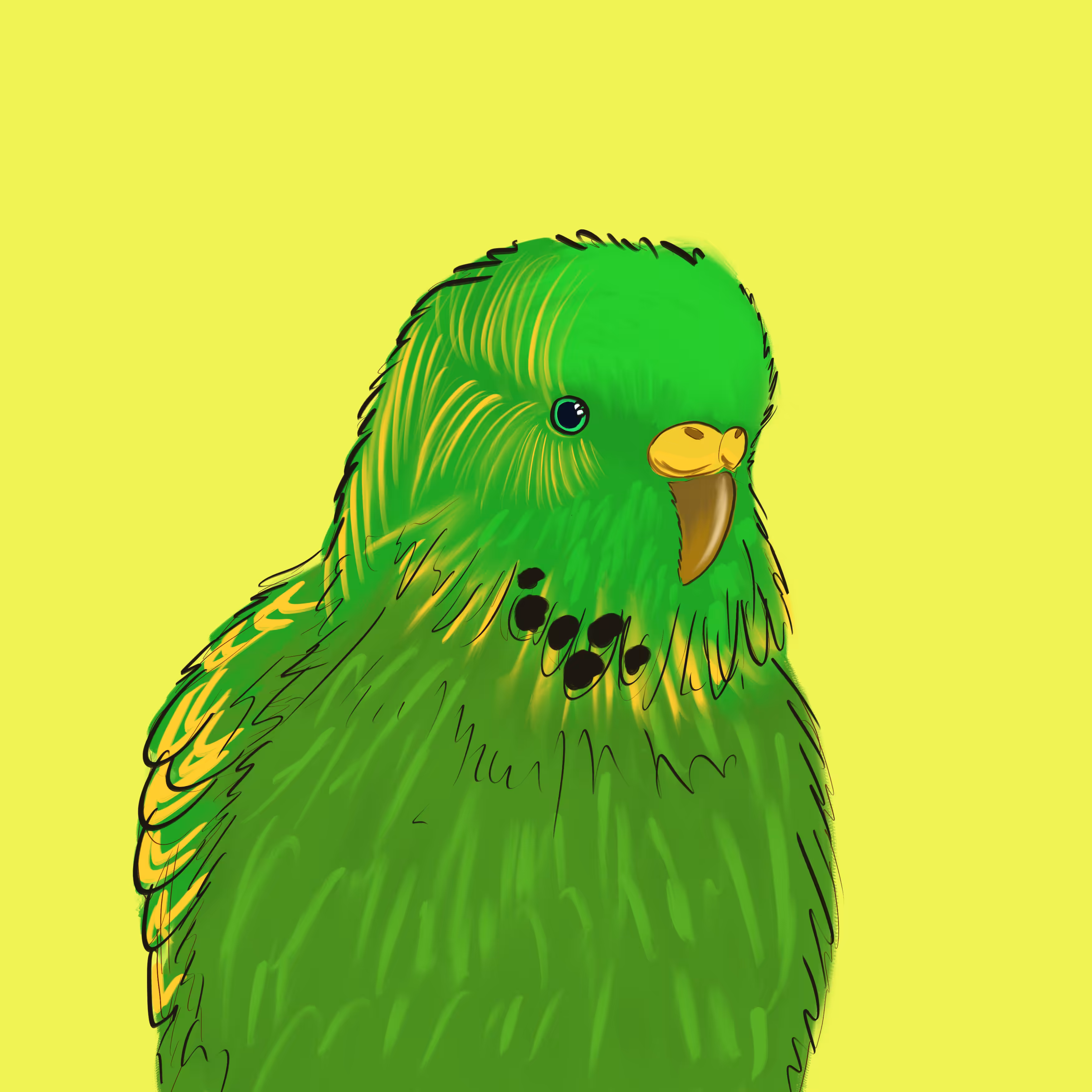 Neon Parrot #11