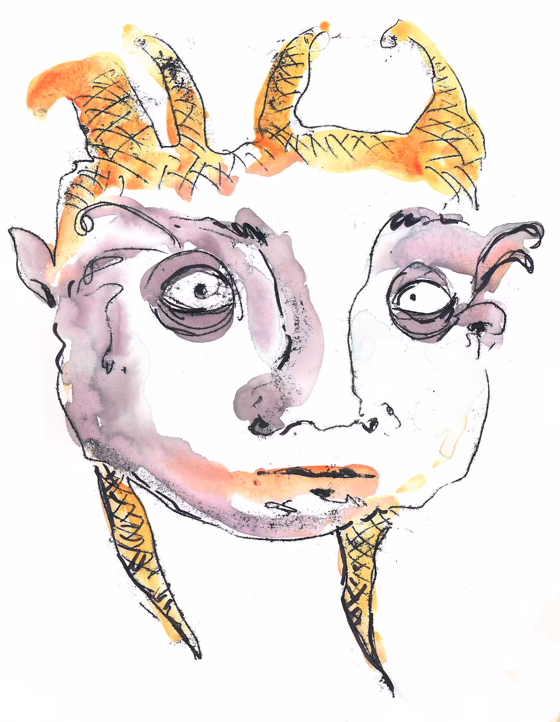 dull face