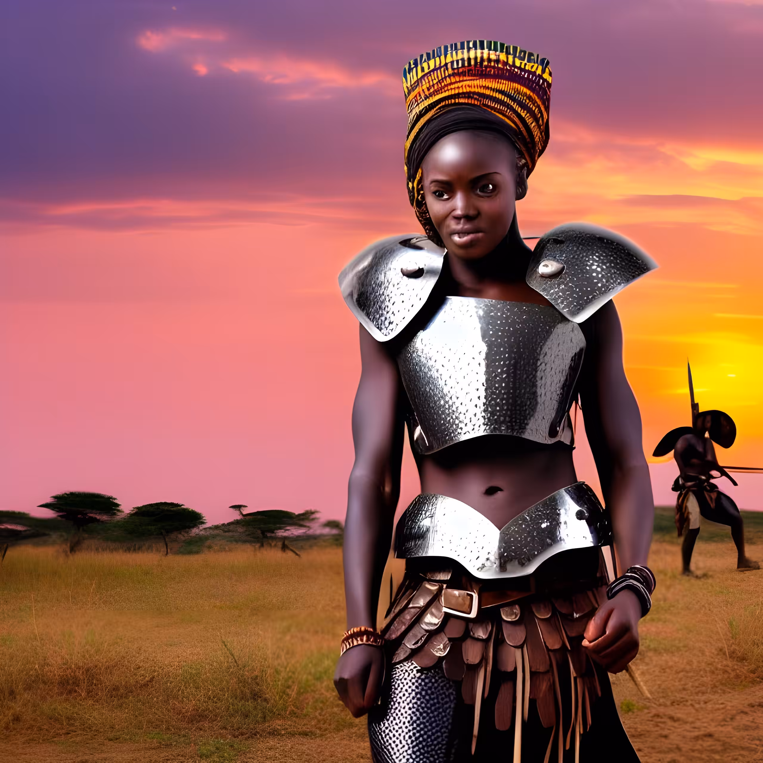 African Female Warriors Series  I: African Female Warrior 08