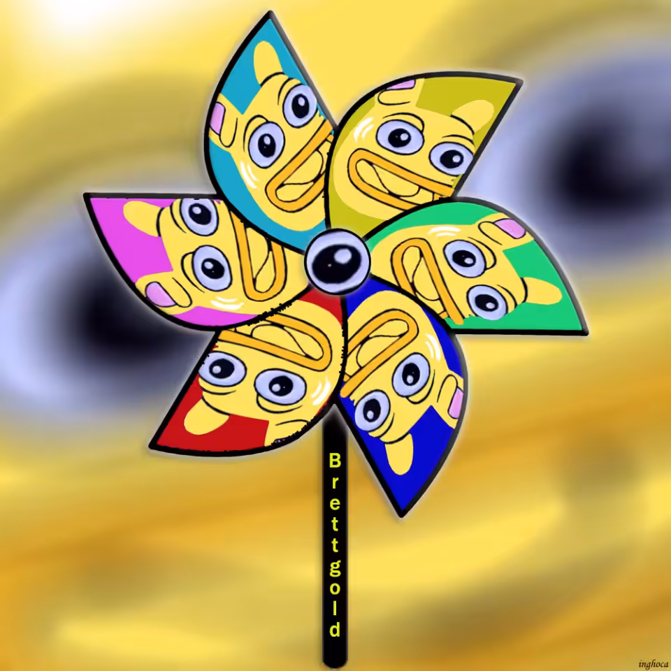 Pinwheel #158 BrettGOLD