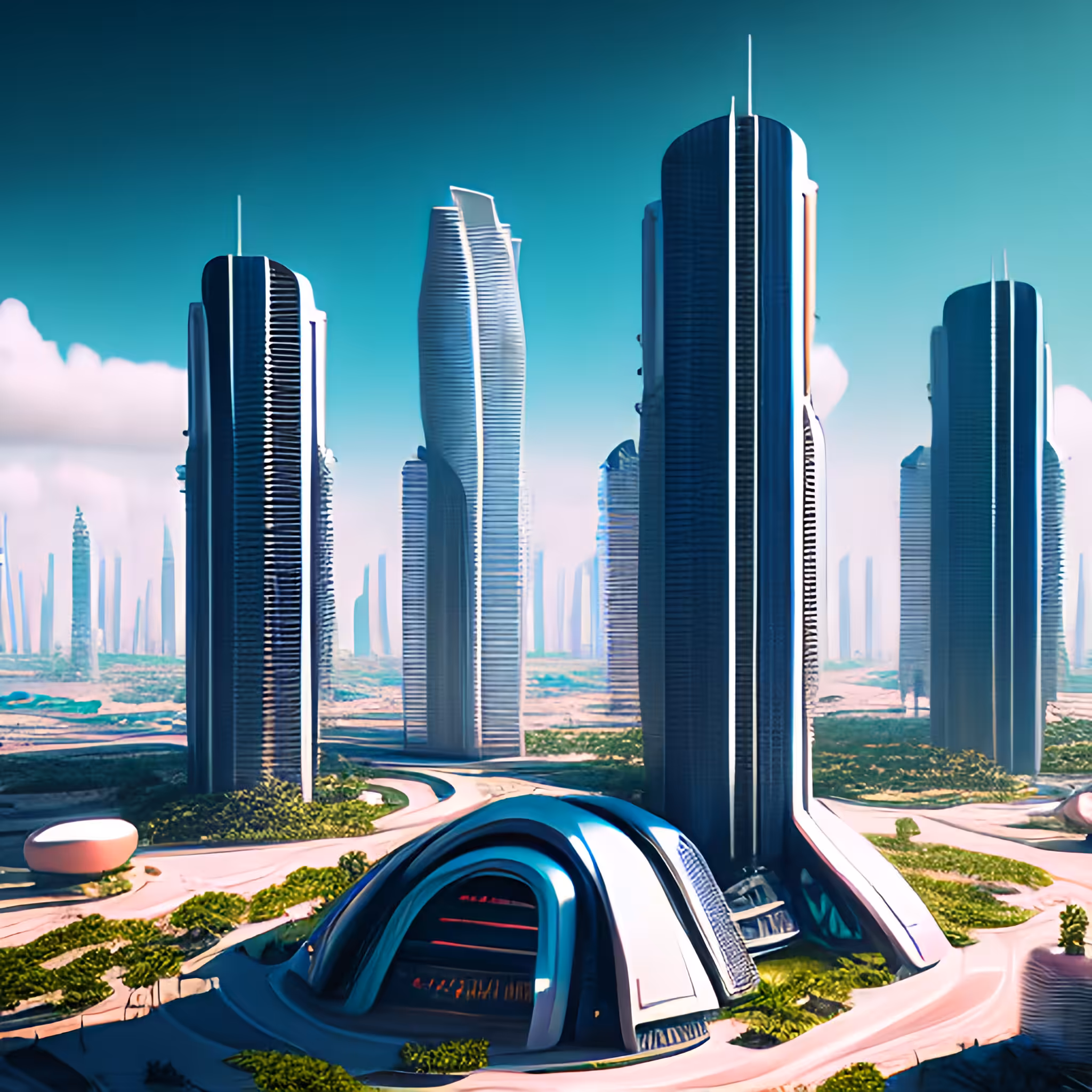 FUTURISTIC CITY #67