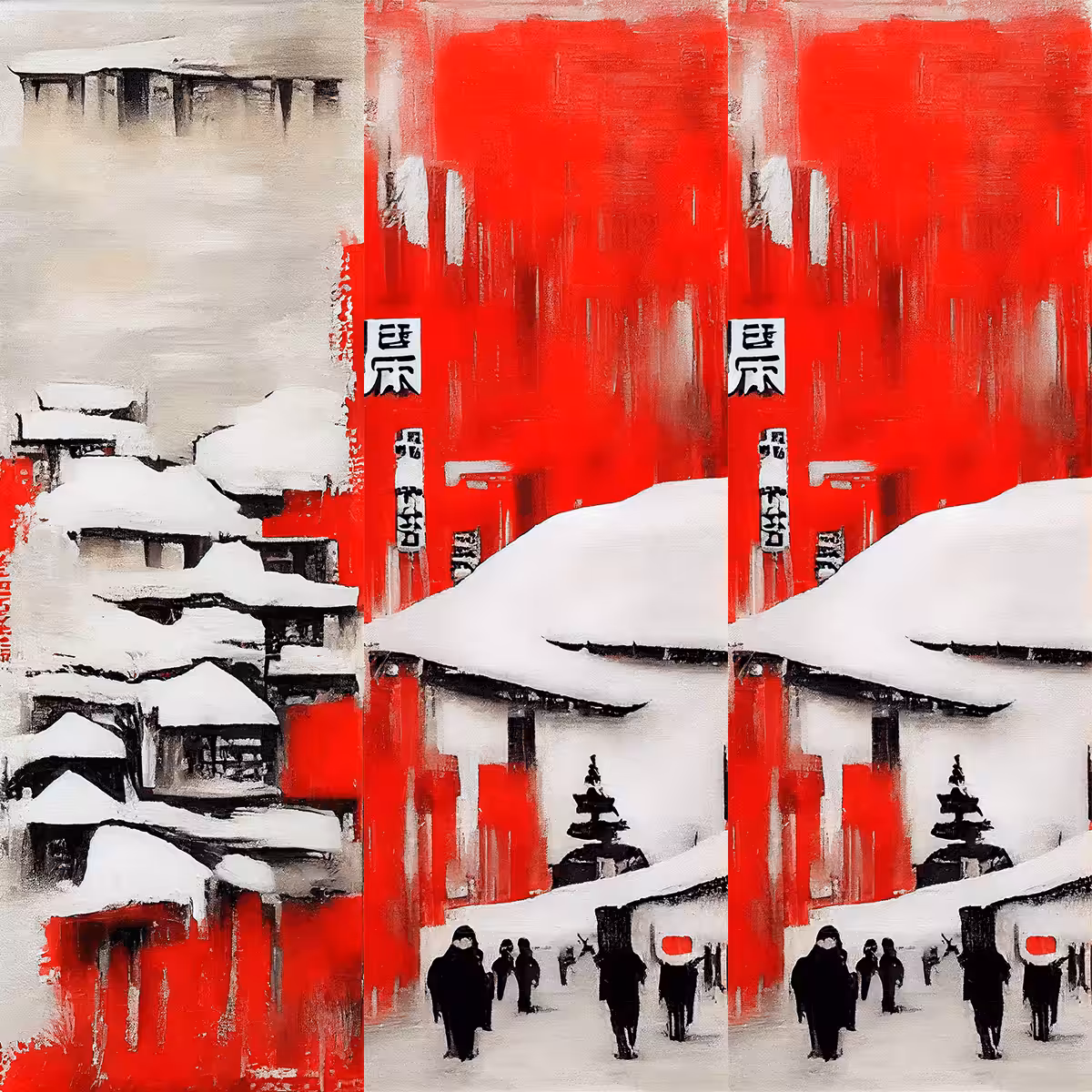 AI Japanese City in Winter #3