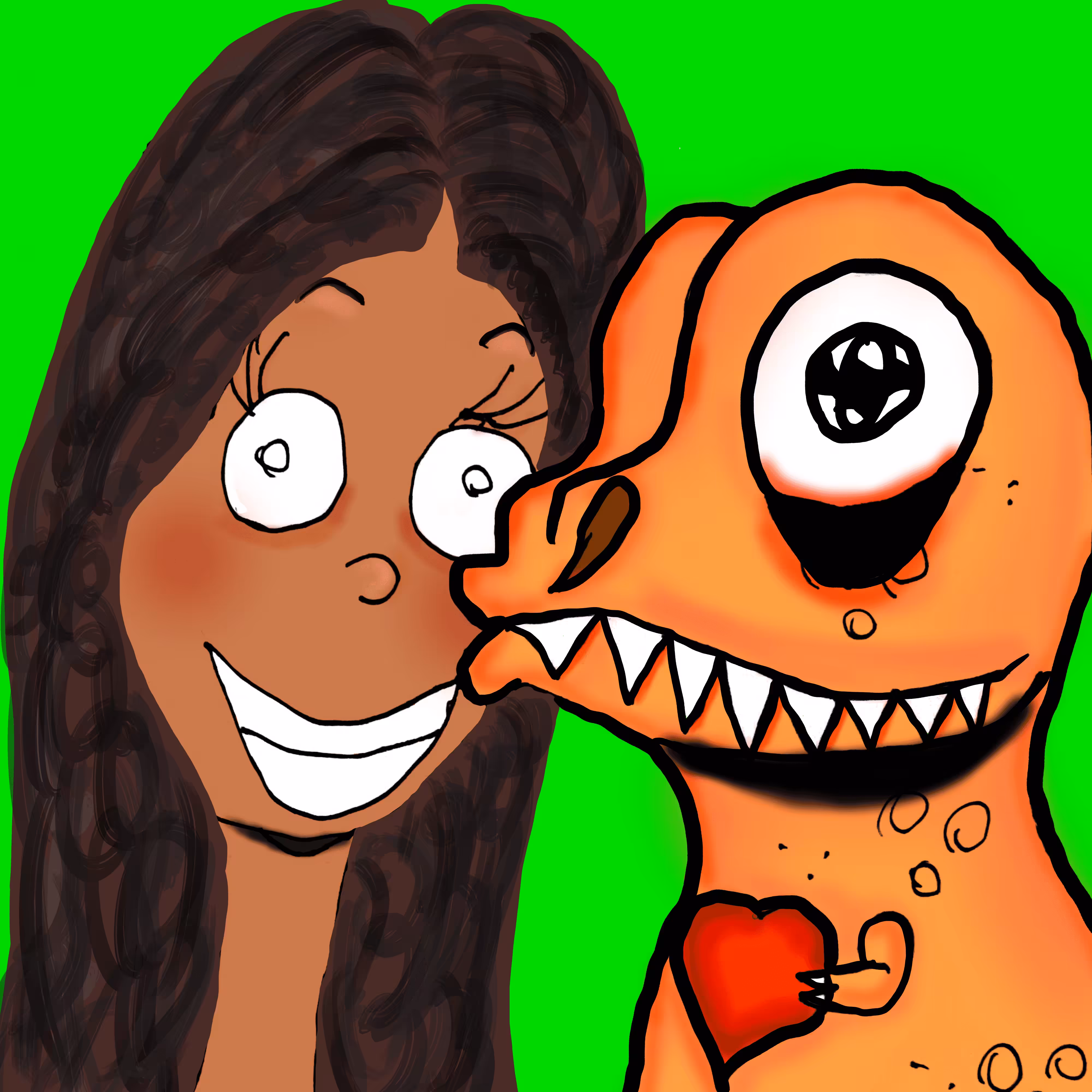 Silly Trex & friends22 special for Nyla the longneckies