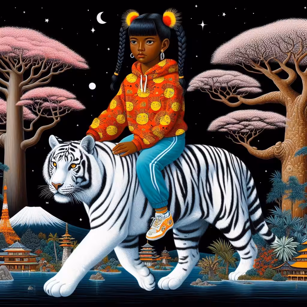 WHITE TIGER IS MY SPIRIT ANIMAL