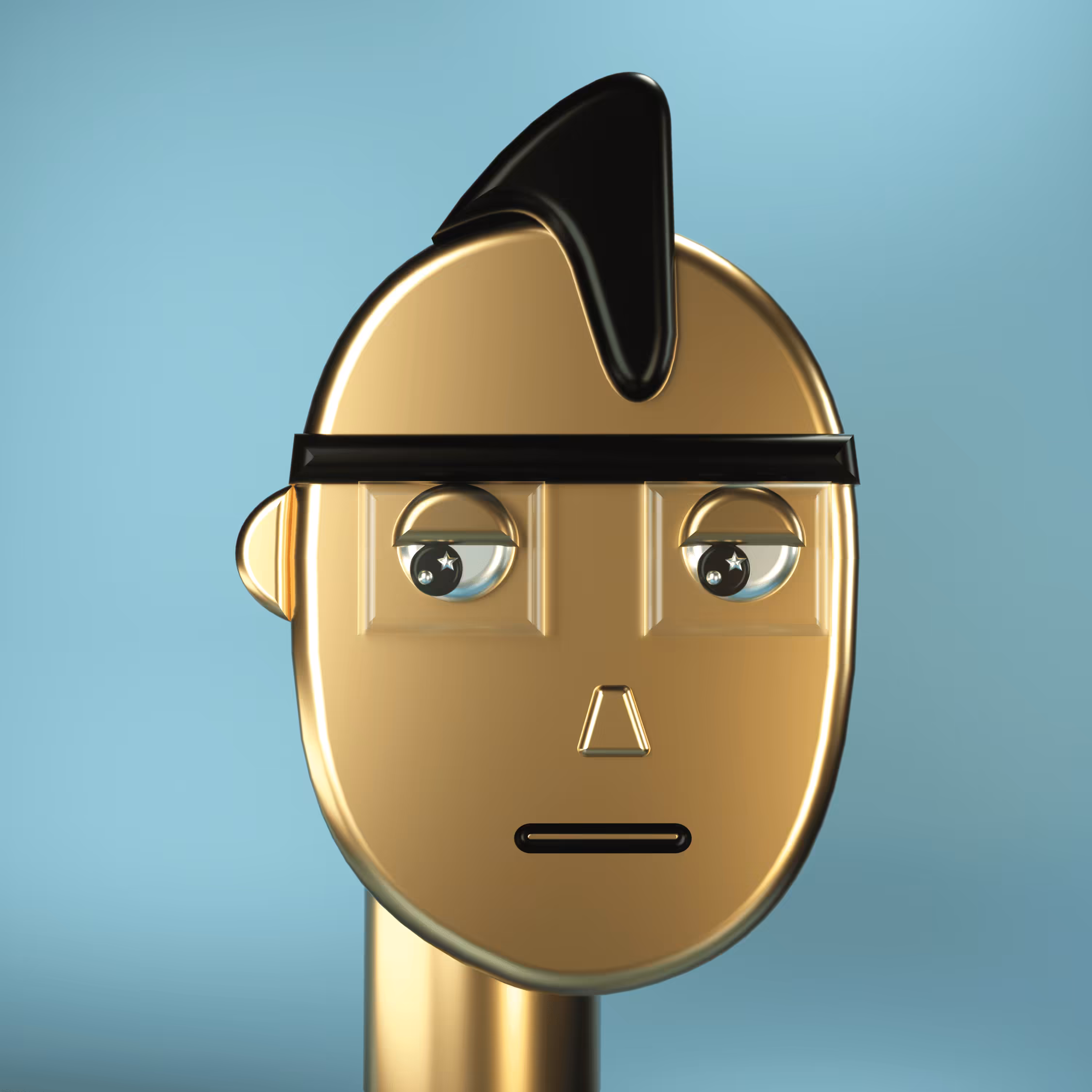 3D Chrome Punk #0734