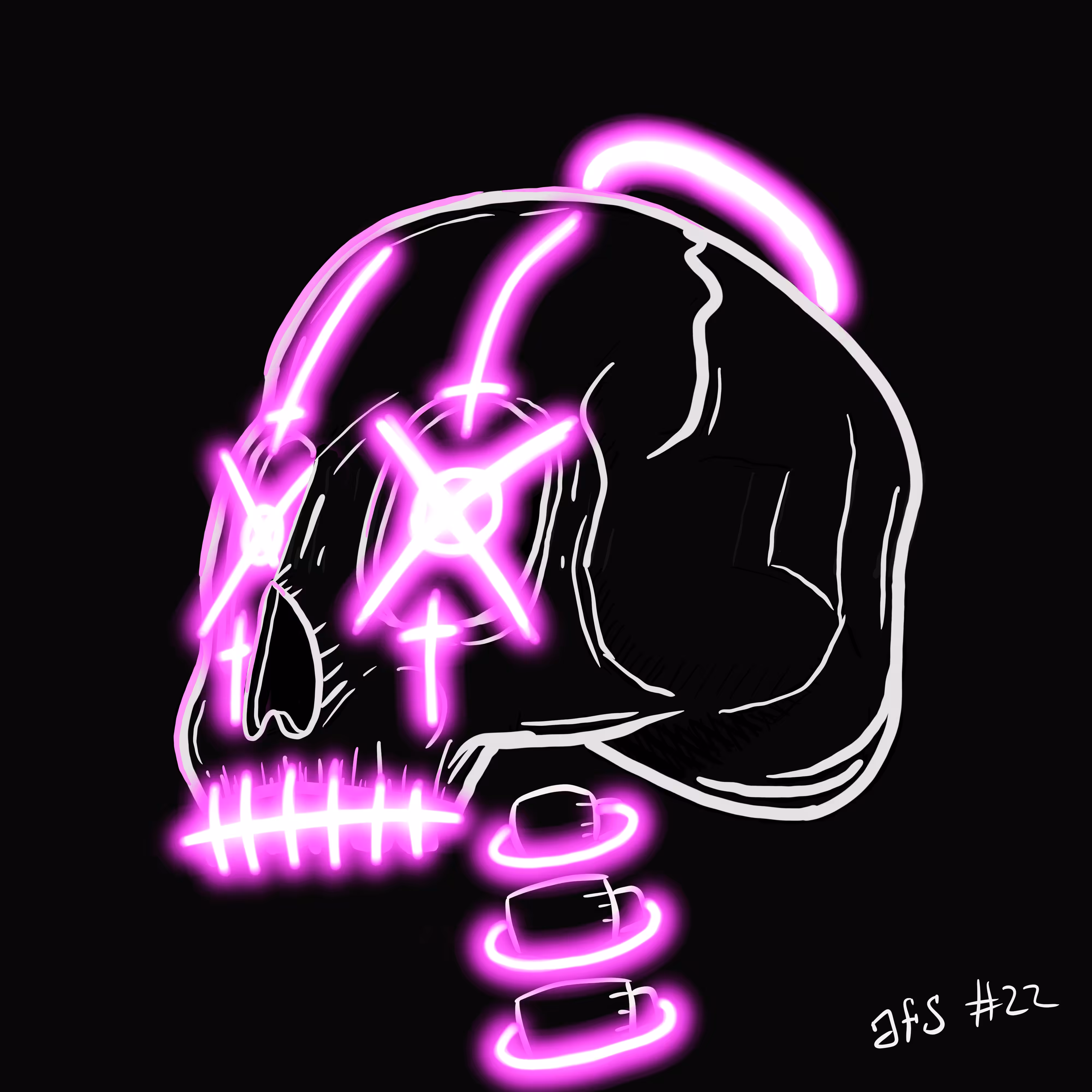 Almost Fancy Skull #22