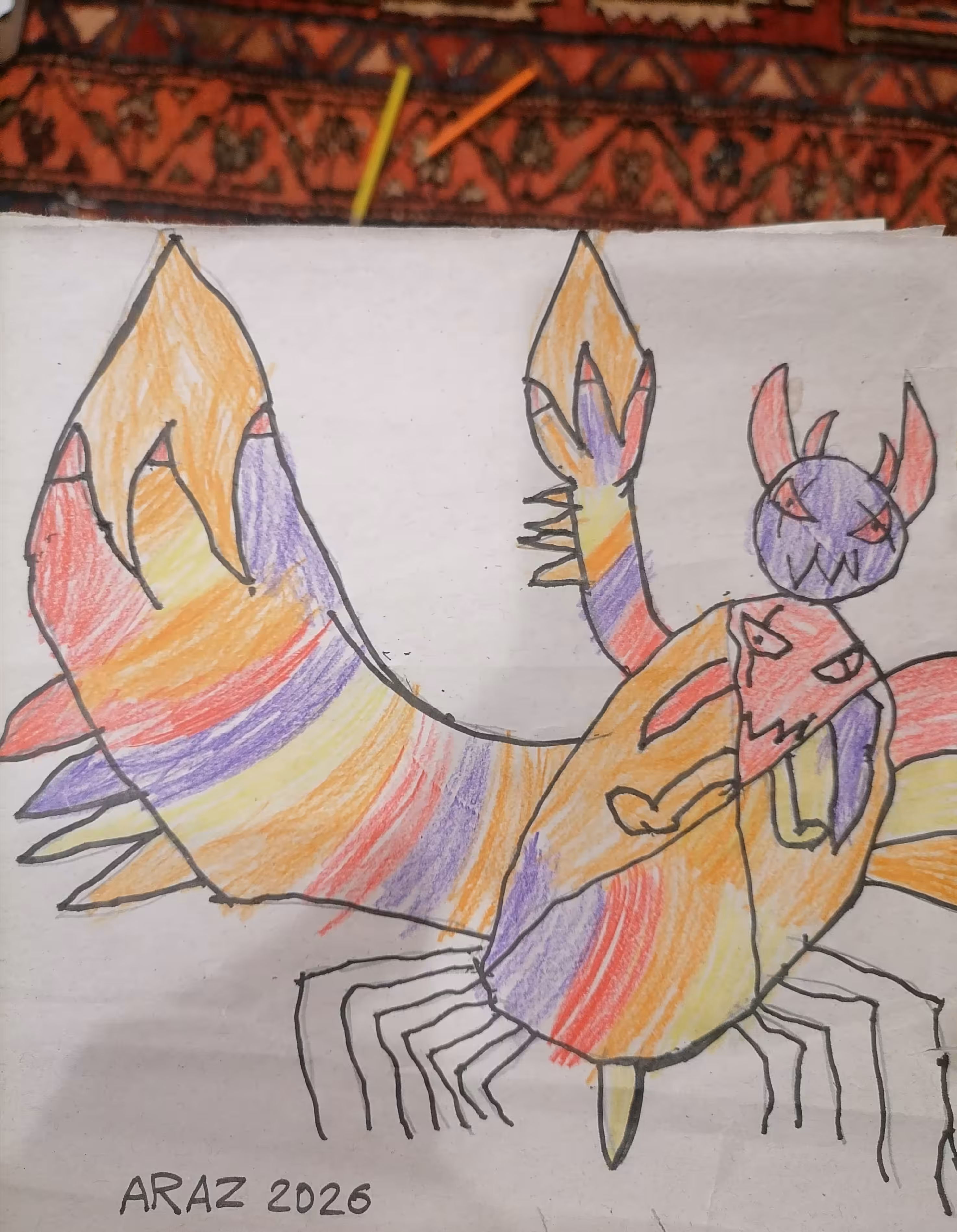 Cartoonist seeking peace: Araz Monster