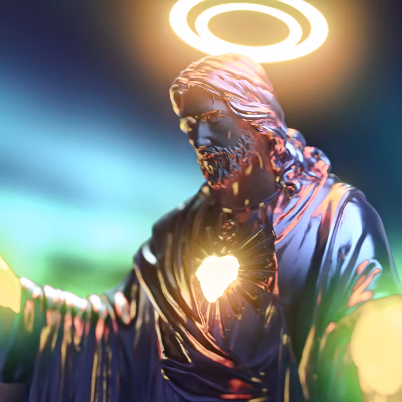 Series of 109 Different Portraits of Jesus (2/109)