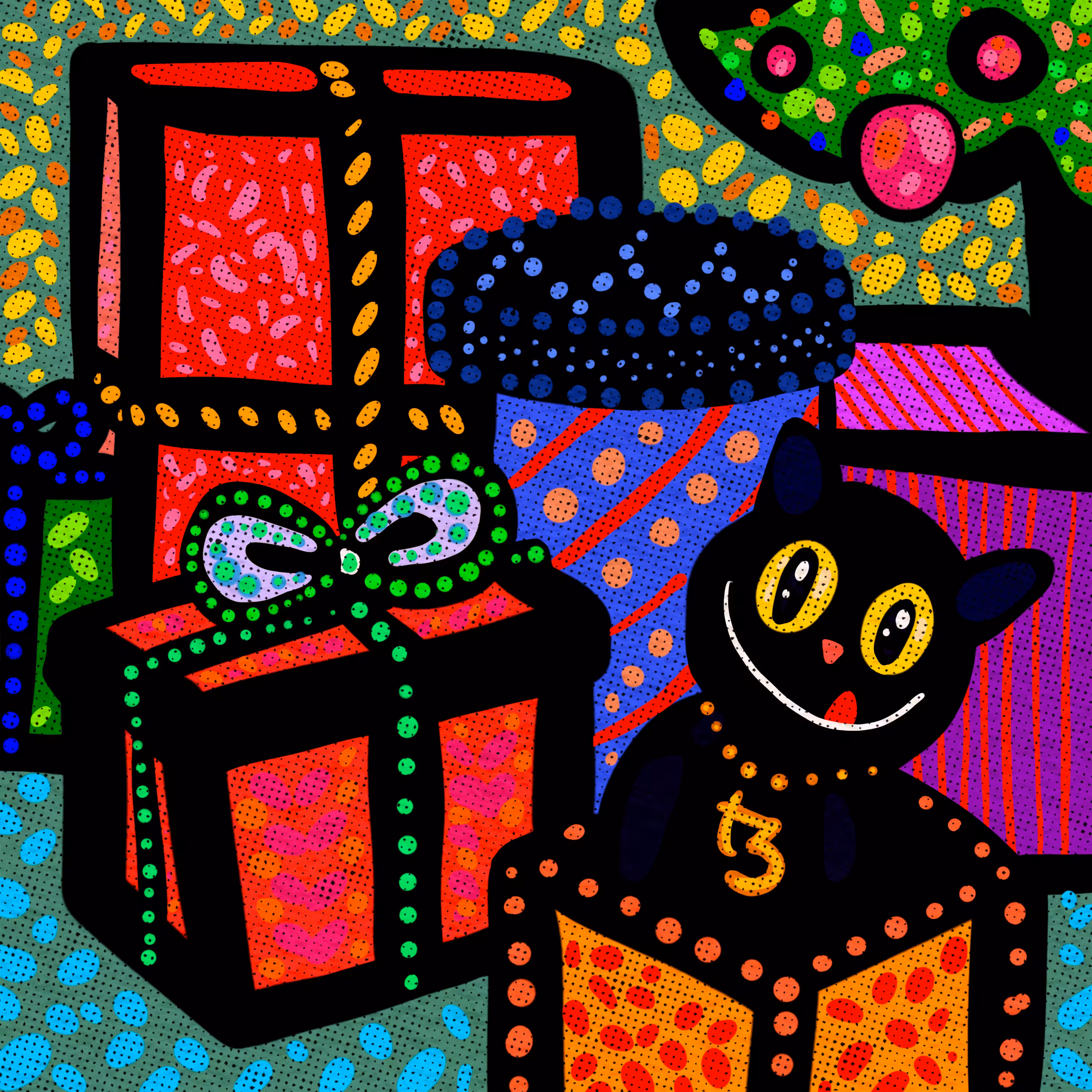 Gift Box Cat