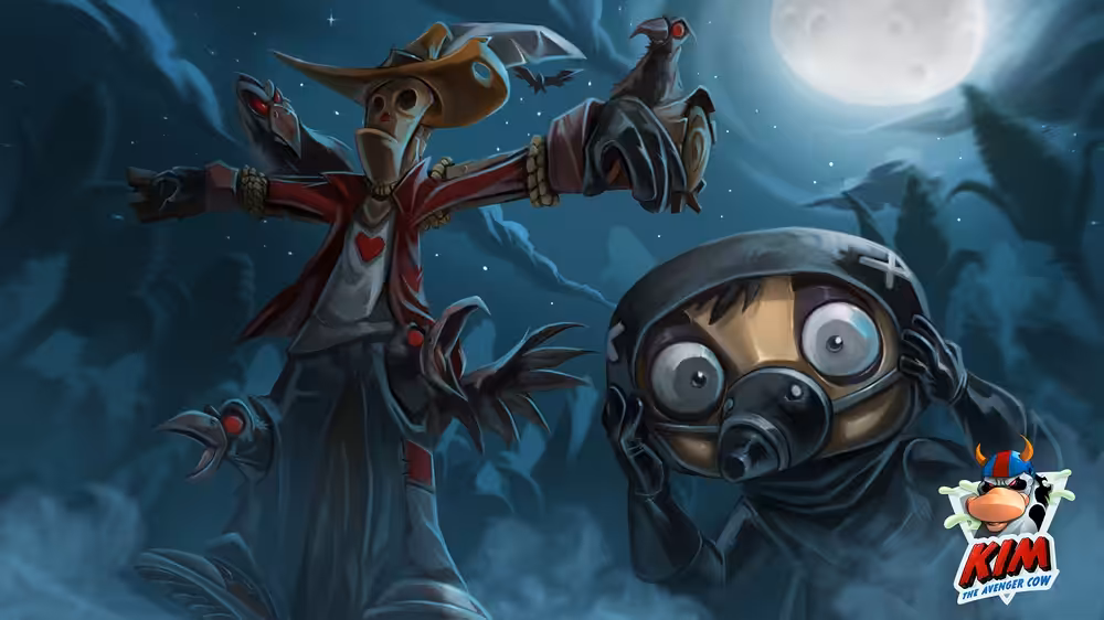 scarecrow and crowboy