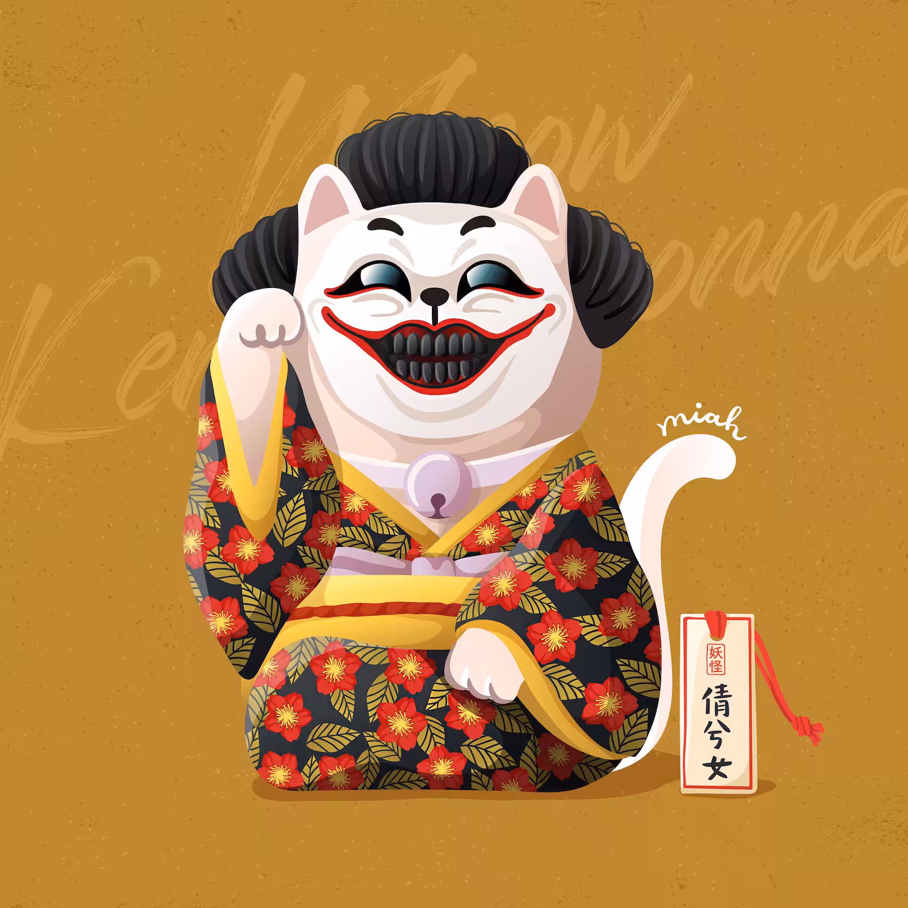 Manekineko x Yokai : Meow Kerakera onna