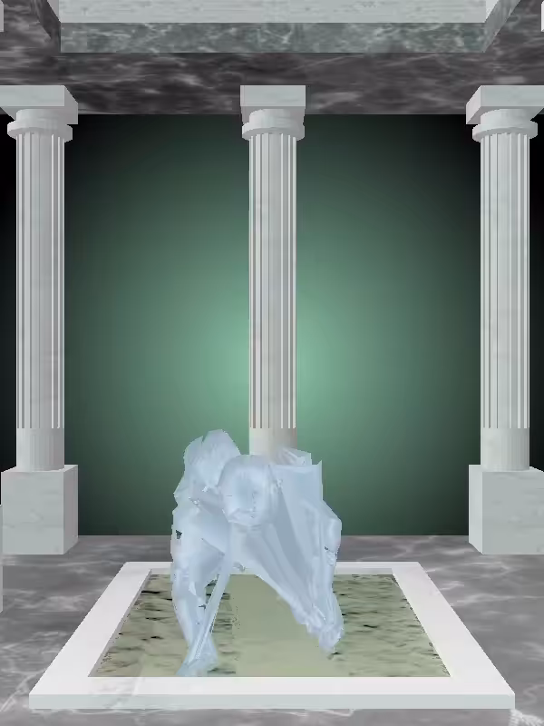 HeavenComputer: The Crawling Ethereal Blue Man #7442