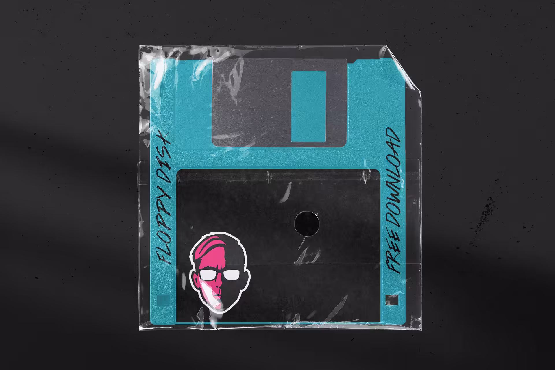 Blue Floppy Disk