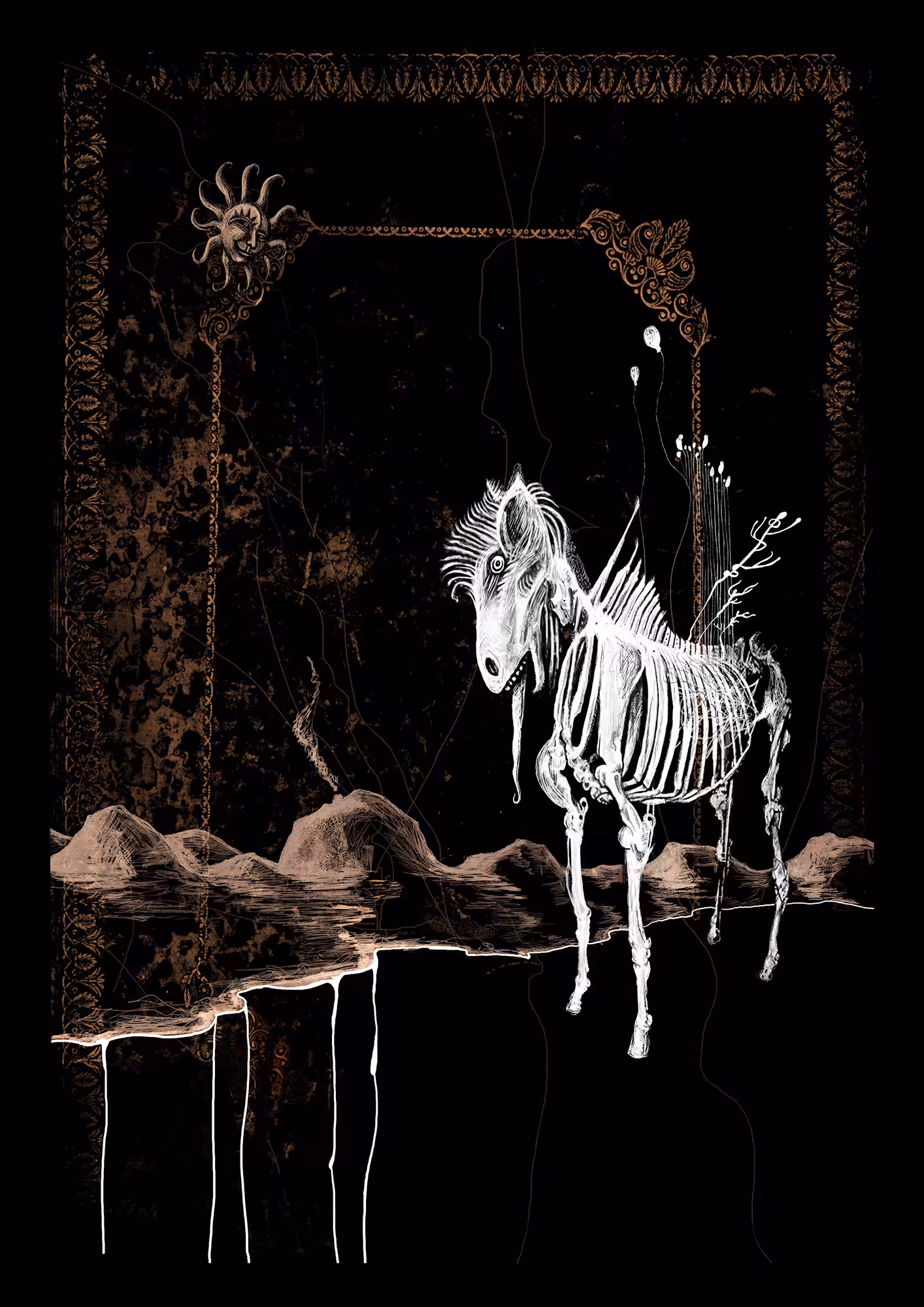 Skeleton horsie