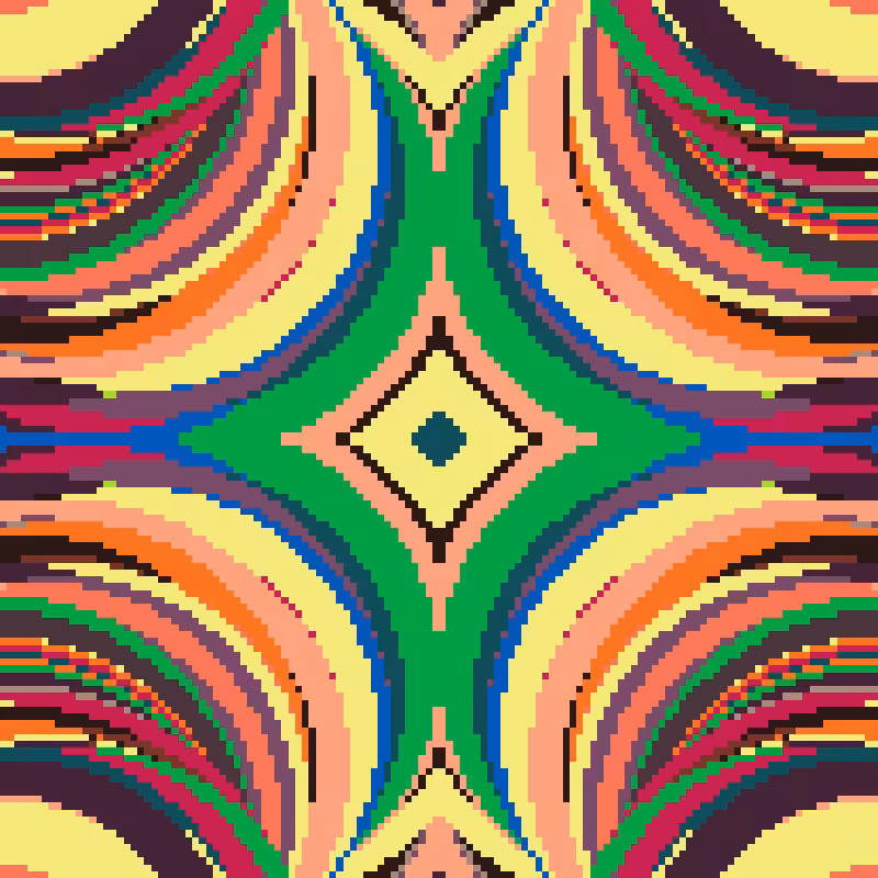 Rapid Psychedelic Inkblot Test Generator #49